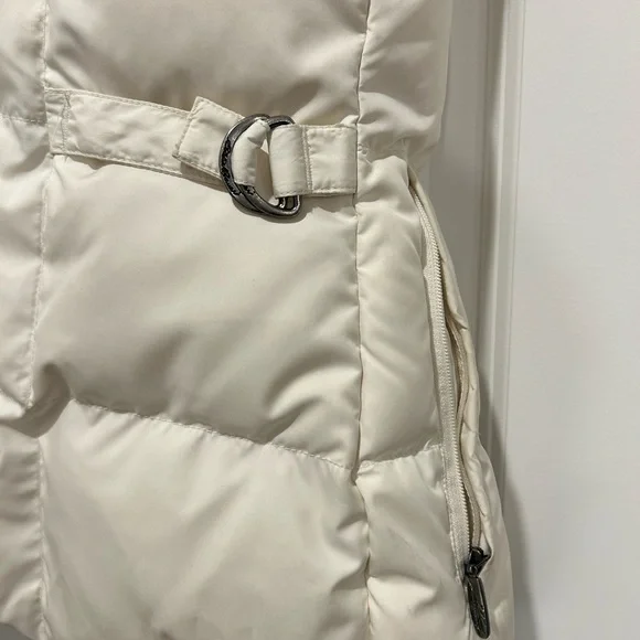 Eddie Bauer Women’s Goose Down Ivory Vest small - Picture 8 of 10